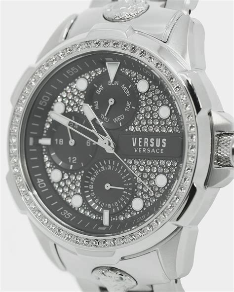 versus versace watch culture kings|Versus Versace 6eme Arrondissement Crystal Set Watch .